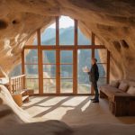 La maison troglodyte vitrée : fusion entre tradition souterraine et lumière naturelle